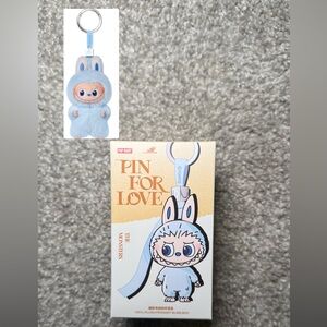 Pin for Love Labubu Vinyl Plush Pendant Letter “D”